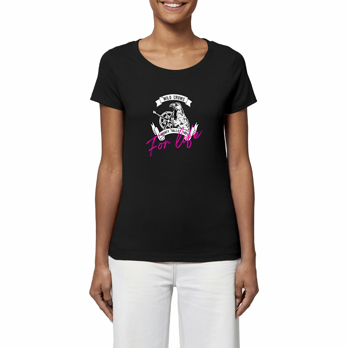 Image front T-shirt Femme Wild Crows