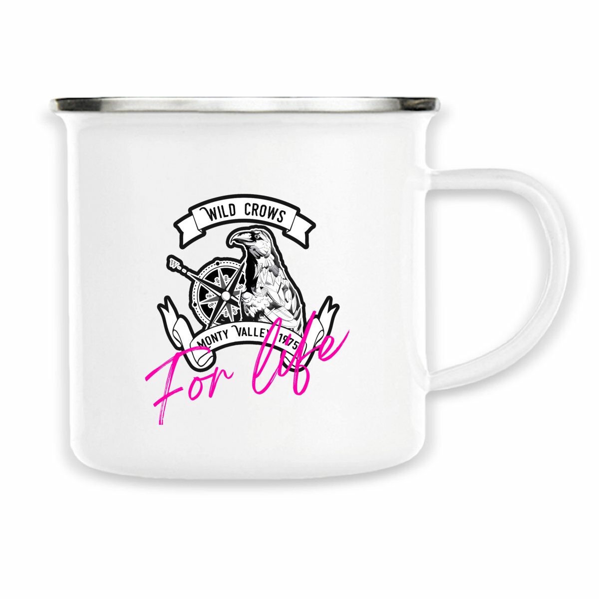 Image back Mug email - Wild crows