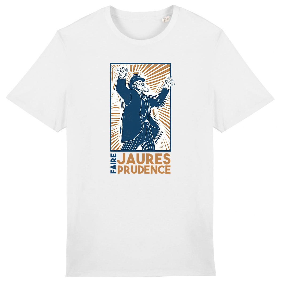 T-shirt unisex - Faire Jaures prudence - Image