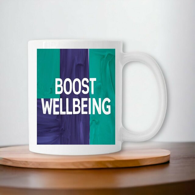 Image front Boost Wellbeing Mug Premium Ceramic