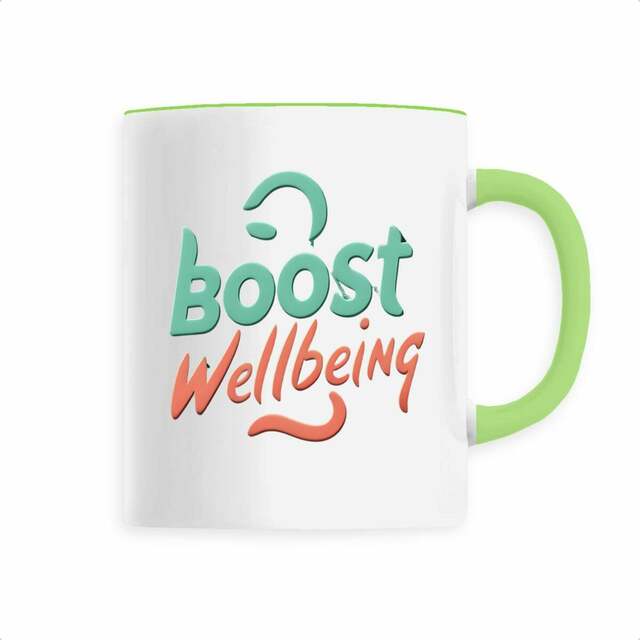 Image back  Boost Wellbeing Mug Premium Ceramic Gift