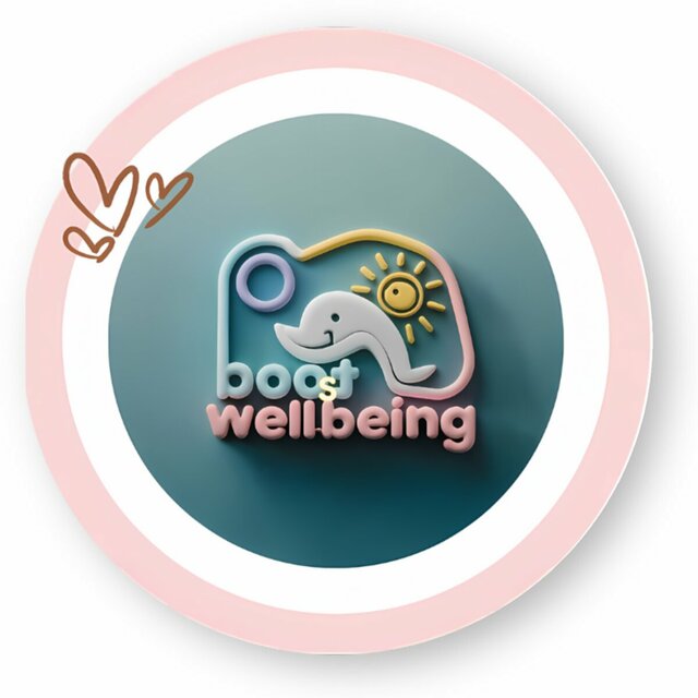 Image front Boost Wellbeing Circle Stickers Premium Vinyl