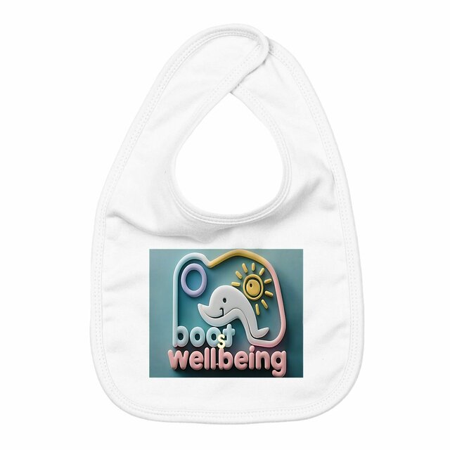 Image back Boost Wellbeing Baby Bib Premium Organic