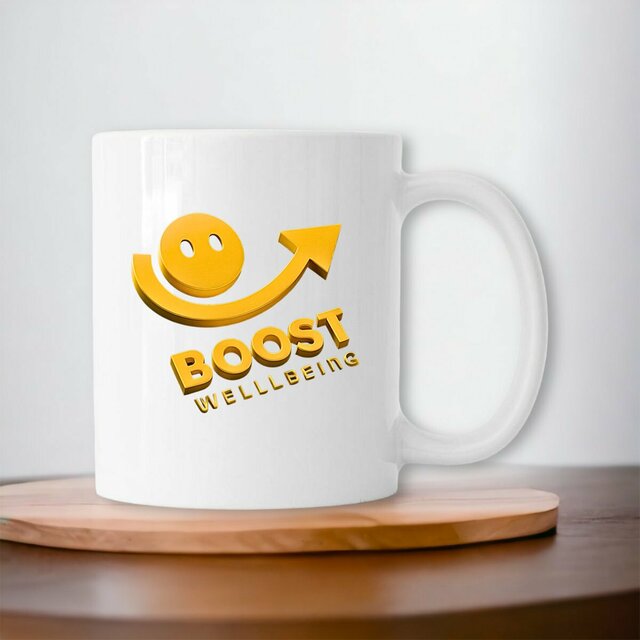 Image front Boost Wellbeing Mug Premium Ceramic
