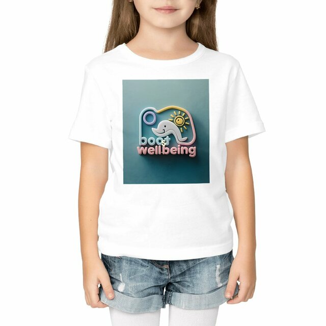 Image front Boost Wellbeing Girls T-Shirt Premium Organic Cotton
