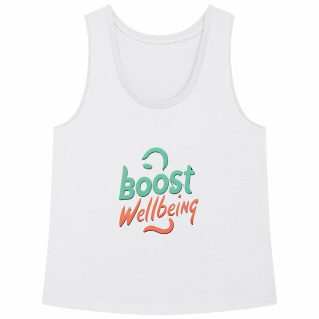 Image back Boost Wellbeing Women's Tank Top Premium Organic Cotton