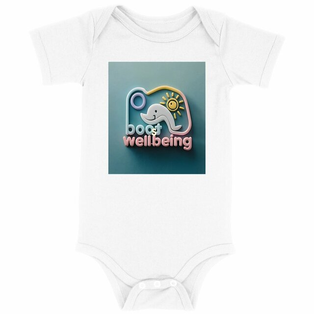 Image back Boost Wellbeing Baby Bodysuit Premium Organic Cotton