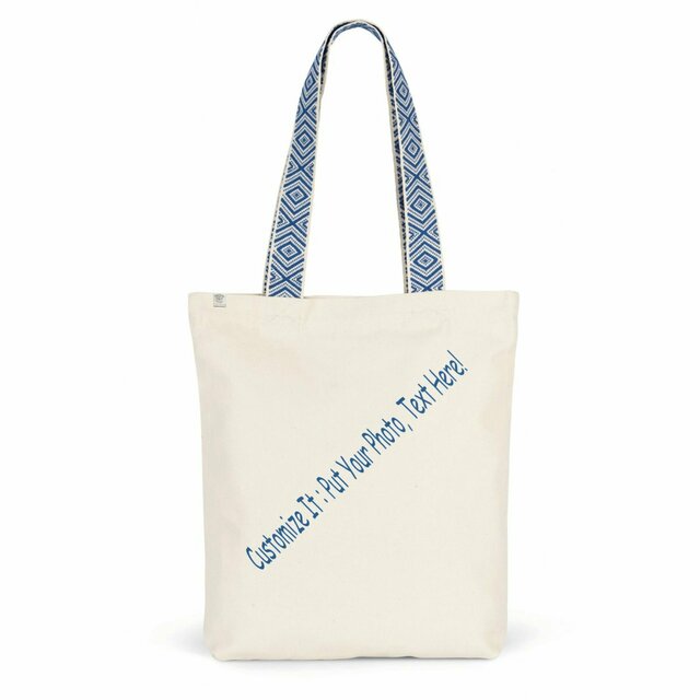Image back MAKE YOUR BRAND STAND OUT - Ethnic Tote bag Premium Organic Cotton