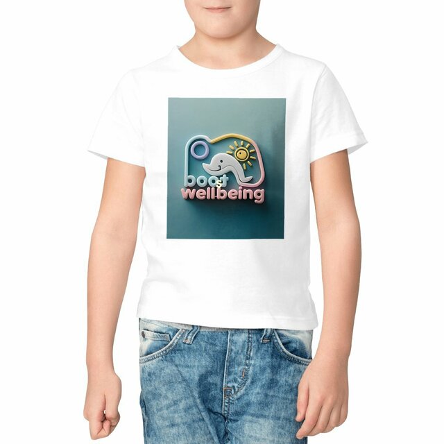 Image front Boost Wellbeing Boys T-Shirt Premium Organic Cotton