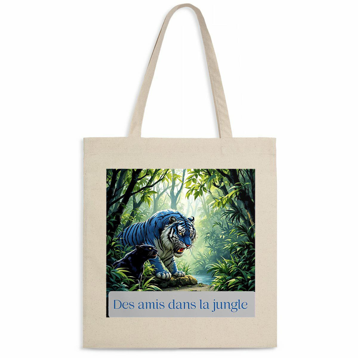 Image front totebag leger des amis dans la jungle