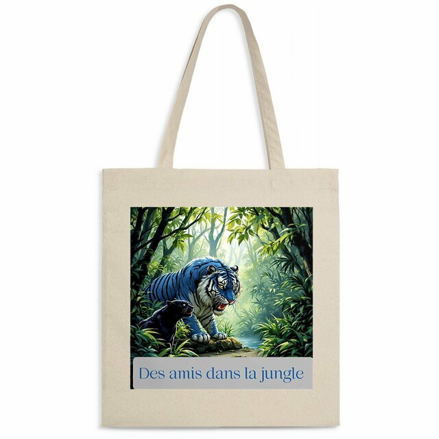 Image front totebag leger des amis dans la jungle