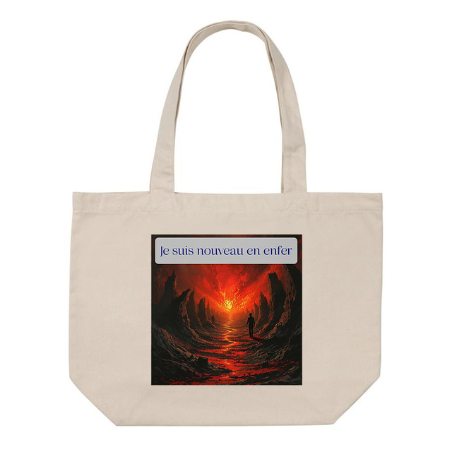 Image front  shoppin bag je suis nouveau en enfer