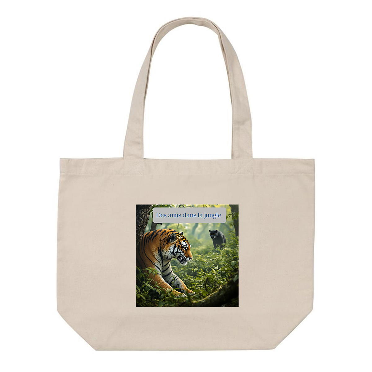 Image front shopping bag des amis dans la jungle