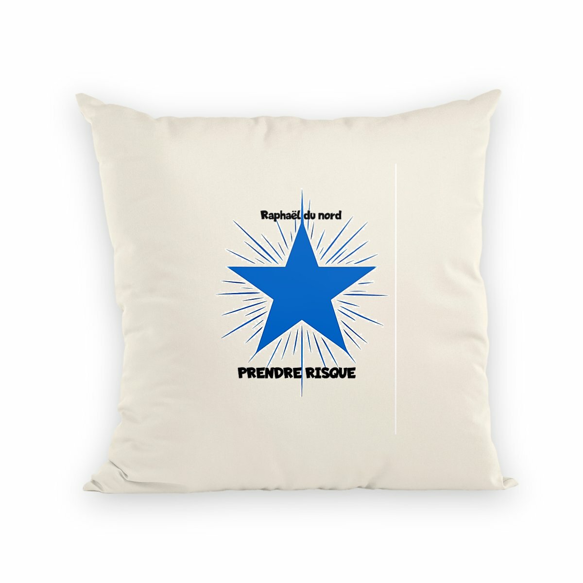 Image front coussin prendre risque -raphael du nord