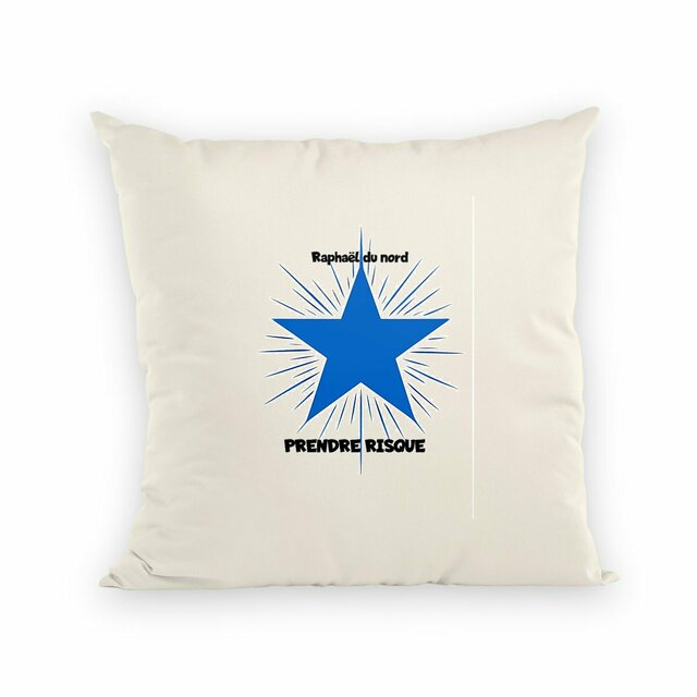 Image front coussin prendre risque -raphael du nord