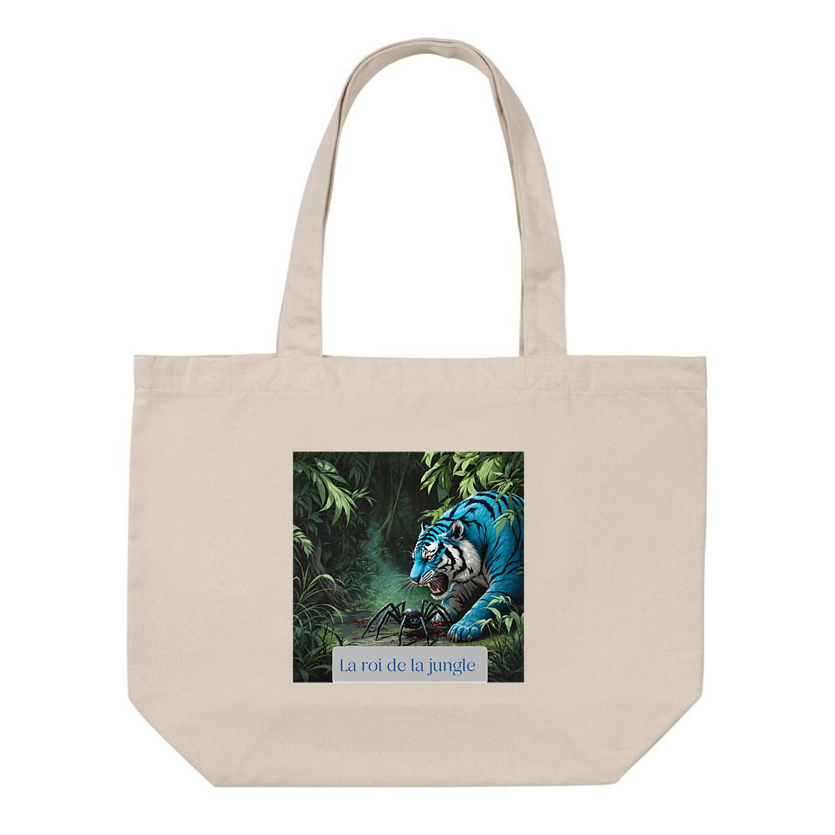Image front shopping bag la roi de la jungle