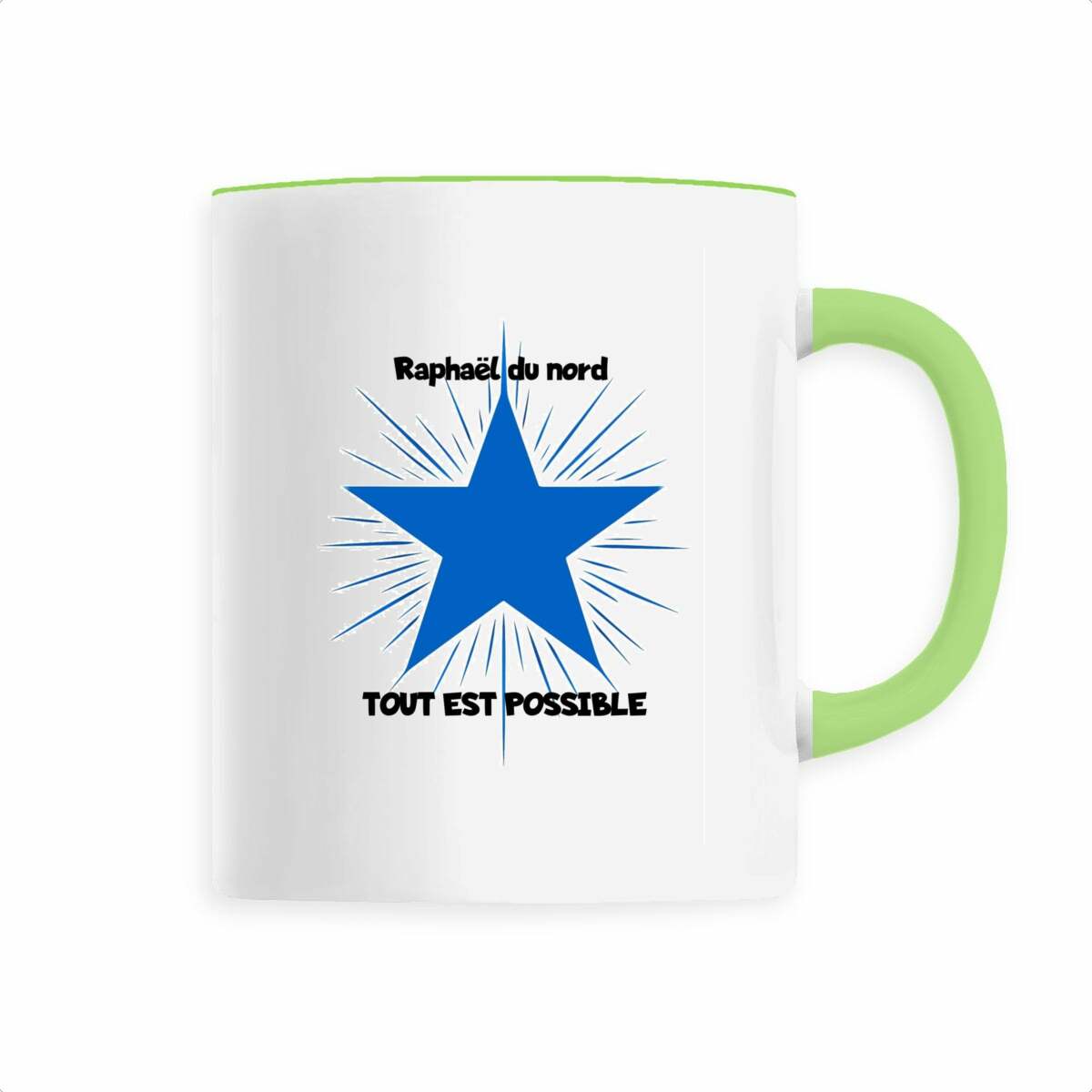 Image front tasse ceramique tout est possible -raphael du nord