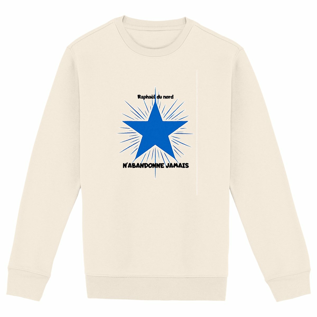 Image front blouse n'abandonne jamais -raphael du nord