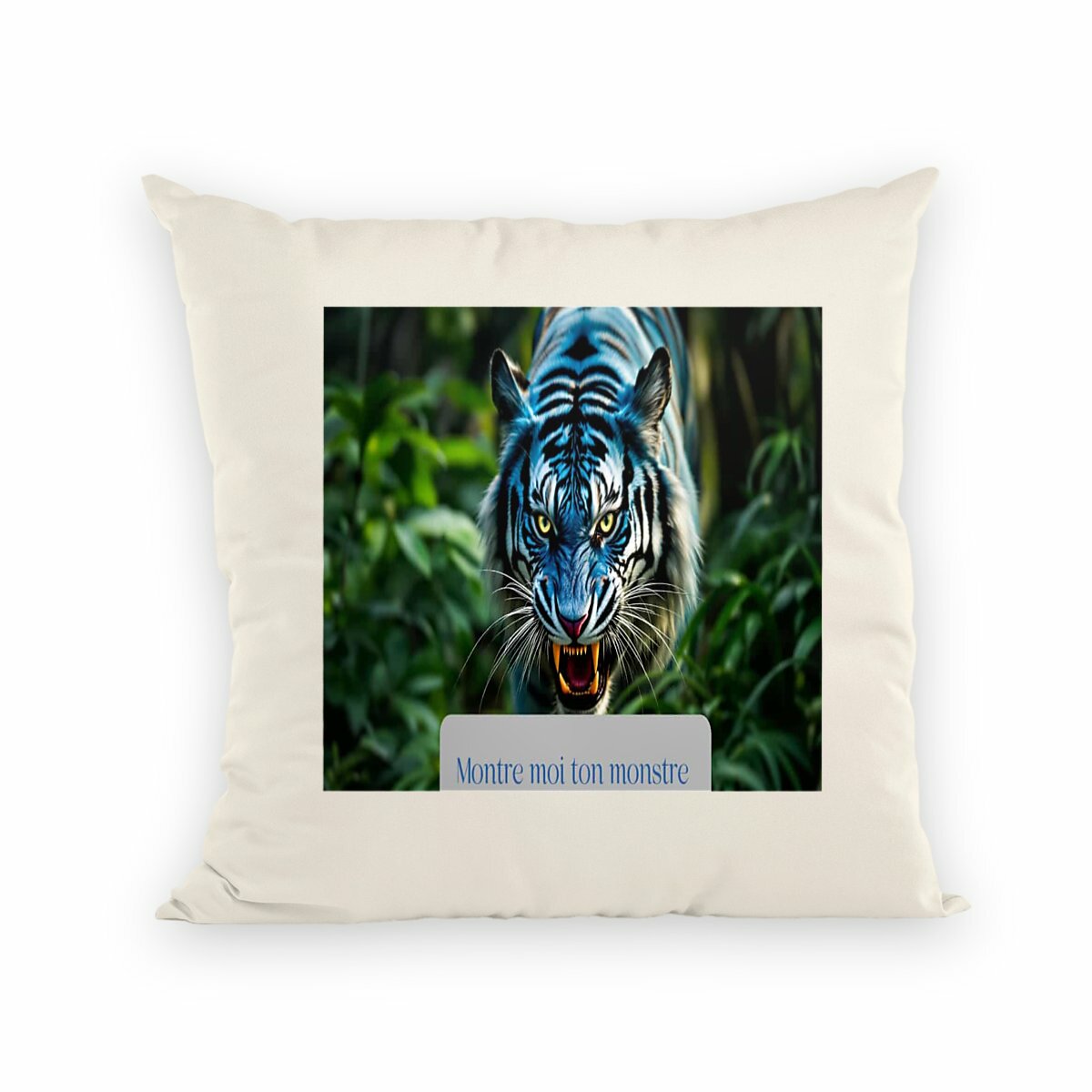 Image front coussin montre moi ton monstre