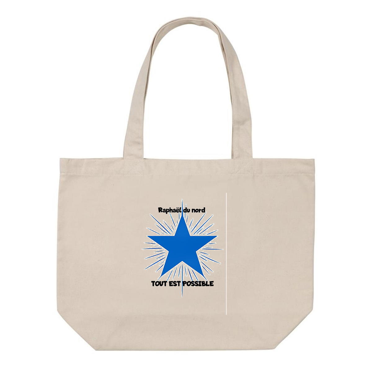 Image front shopping bag tout est possible -raphael du nord