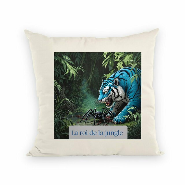 Image front coussin la loi de la jungle