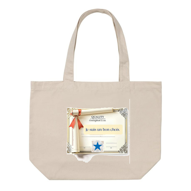 Image front  shopping bag je suis un bon choix