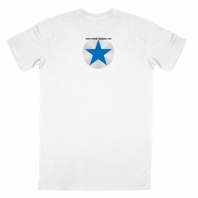 Image back t-shirt astre mode logo