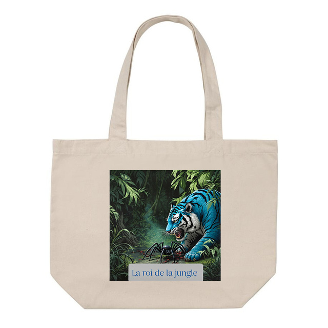 Image front shopping bag la roi de la jungle