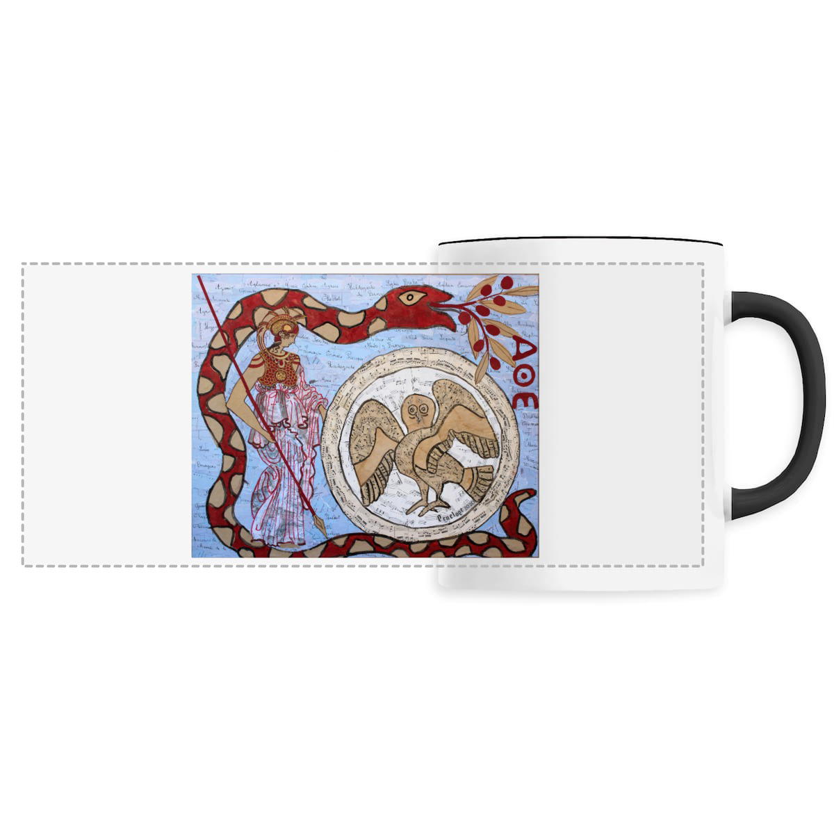 Image back Mug Athena Panoramique