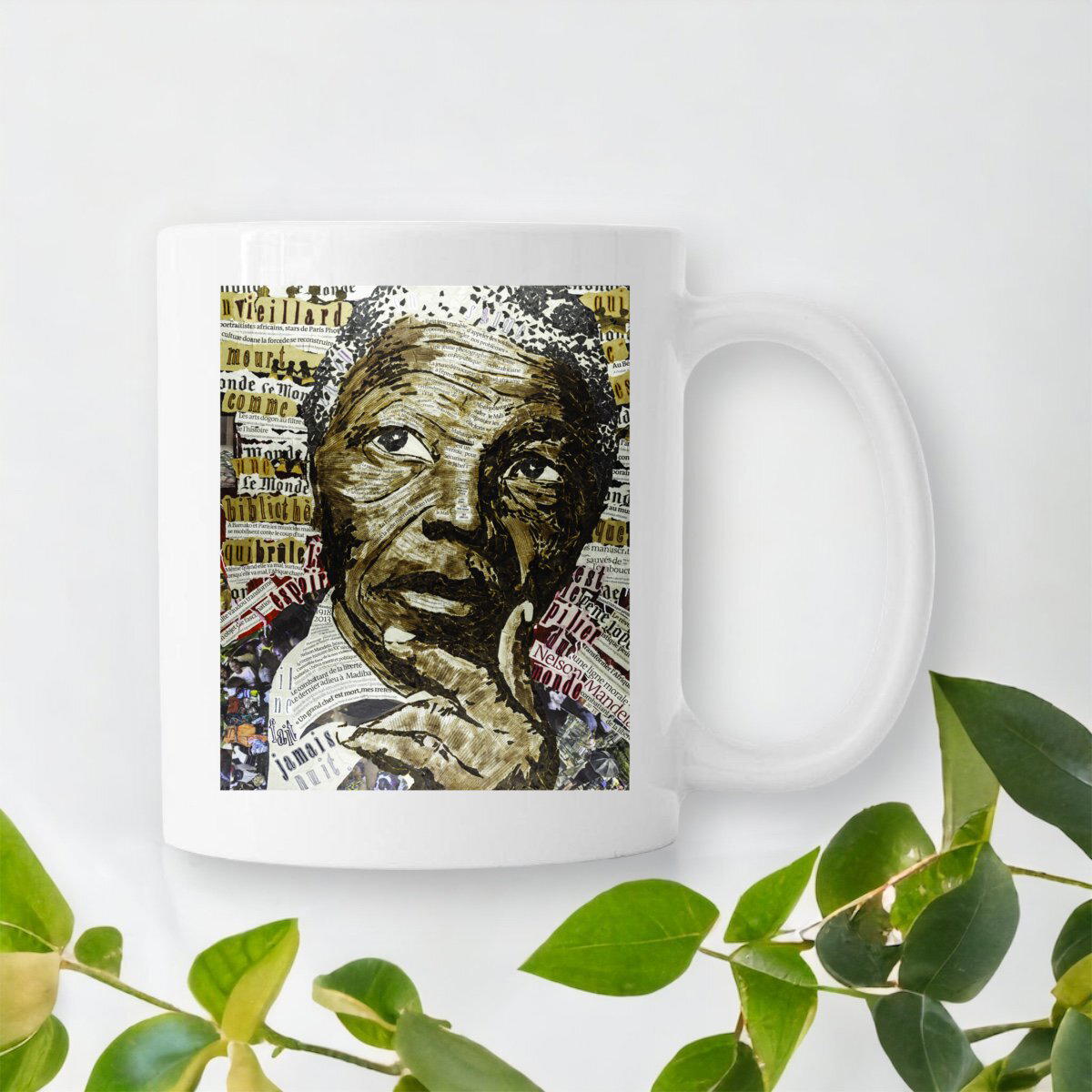 Image front Mug céramique Mandela