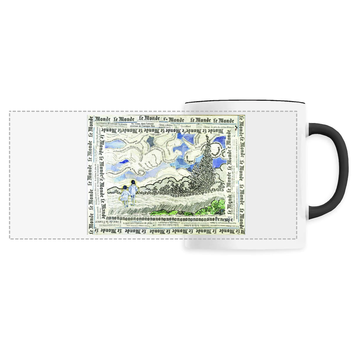 Image back Mugs Van Gogh Panoramique