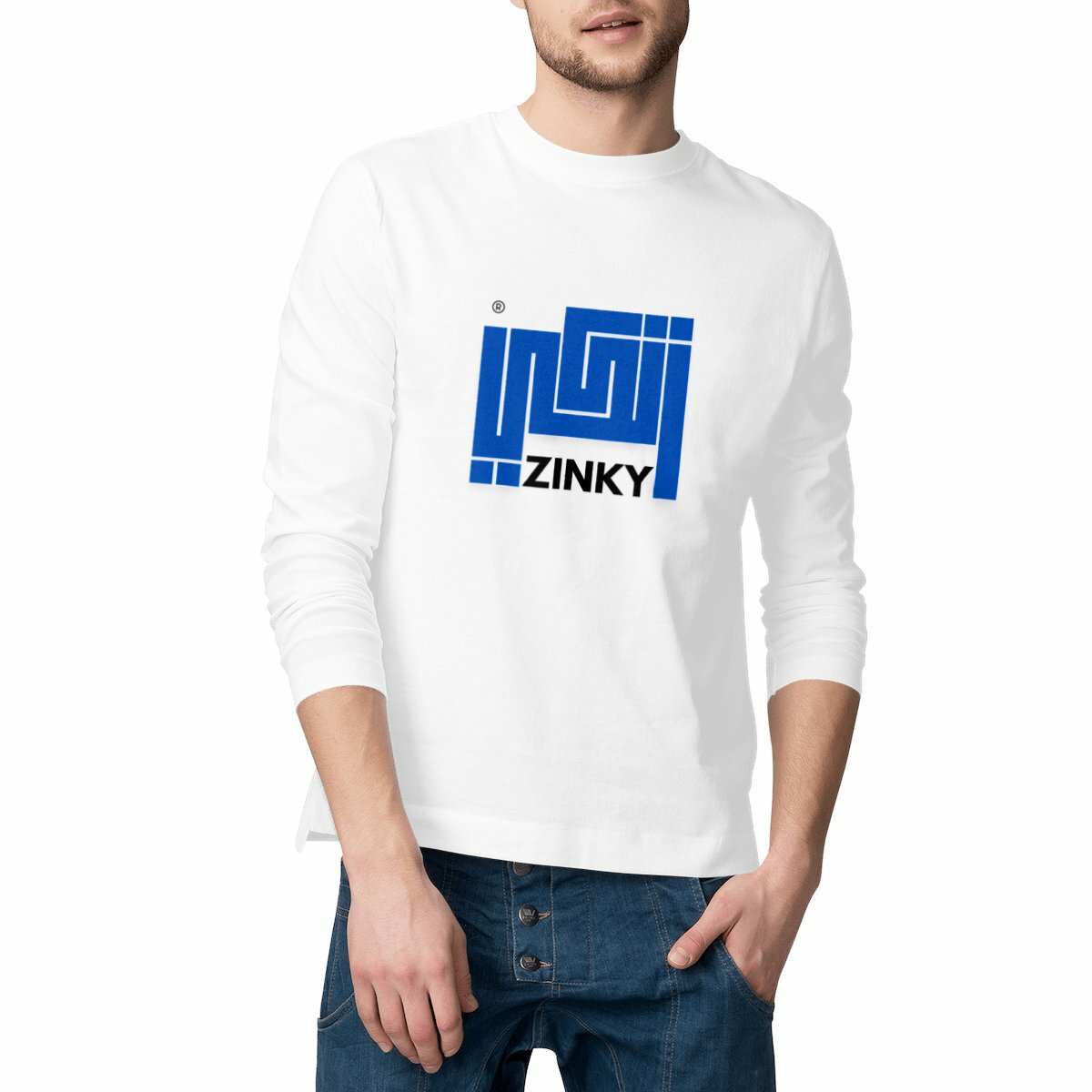 Image front T-SHIRT HOMME MANCHE LONGUE ZINKY SOLIDAIRE