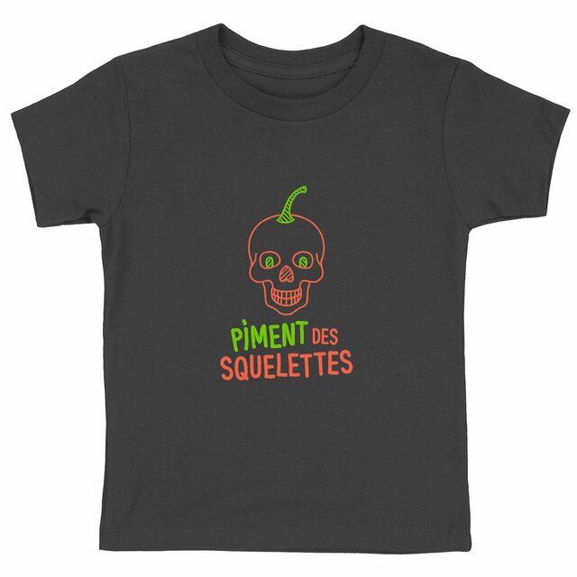 Image back Piment des Squelettes T-shirt Junior Unisexe