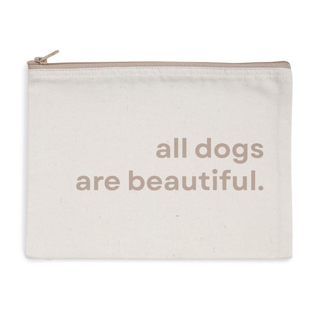 Zipper bag - all dogs are beautiful.™