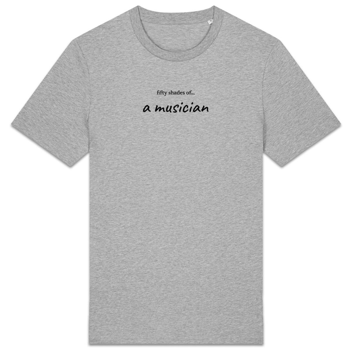Image back fifty shades of... a musician - unisex t-shirt