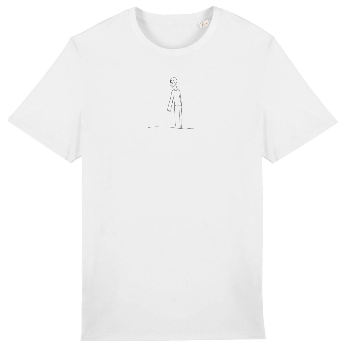 Camiseta blanca - dibujo  - Image