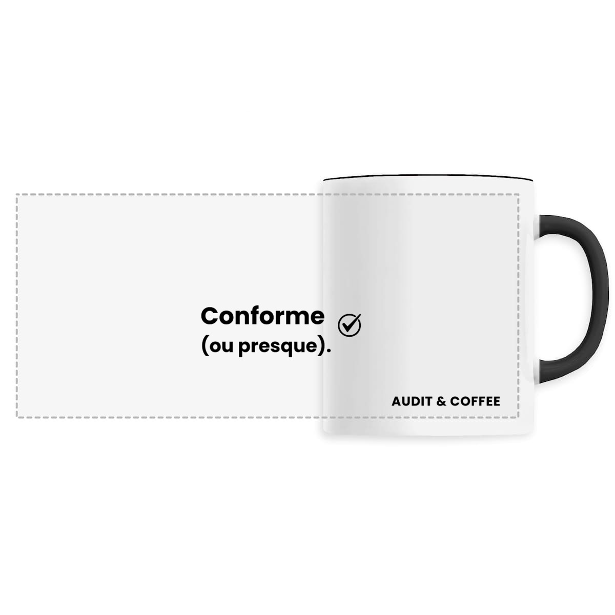 Image back Mug personnalisable – “XXXXXX, conforme (ou presque)