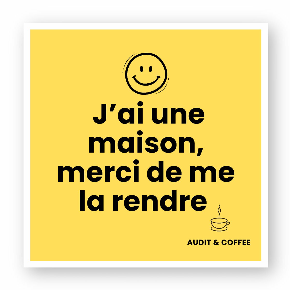 Image front Sticker Objet voyageur "Merci de me ramener"
