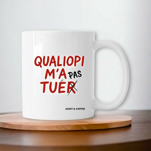 Image front Mug Qualiopi m'a (pas) tué