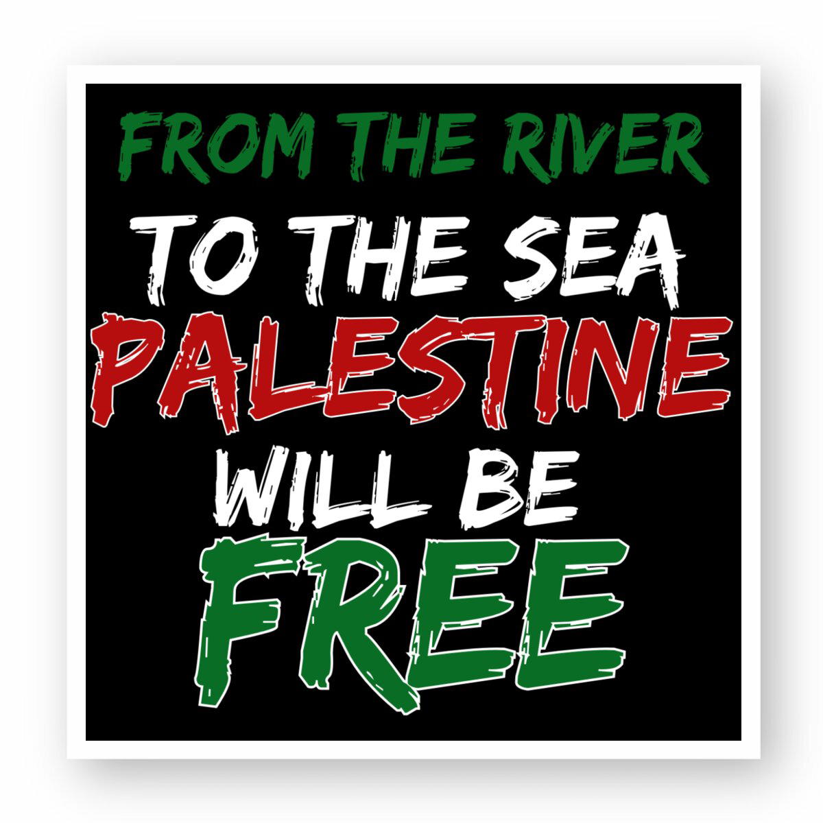Image front Palestine will be free sticker