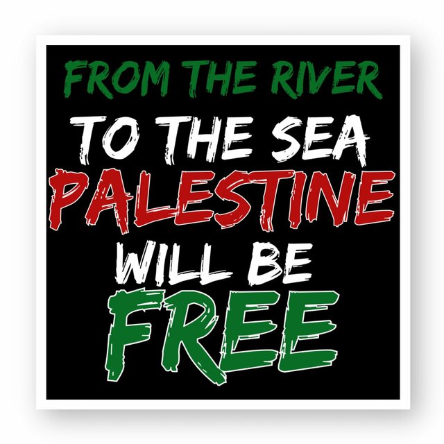 Image front Palestine will be free sticker
