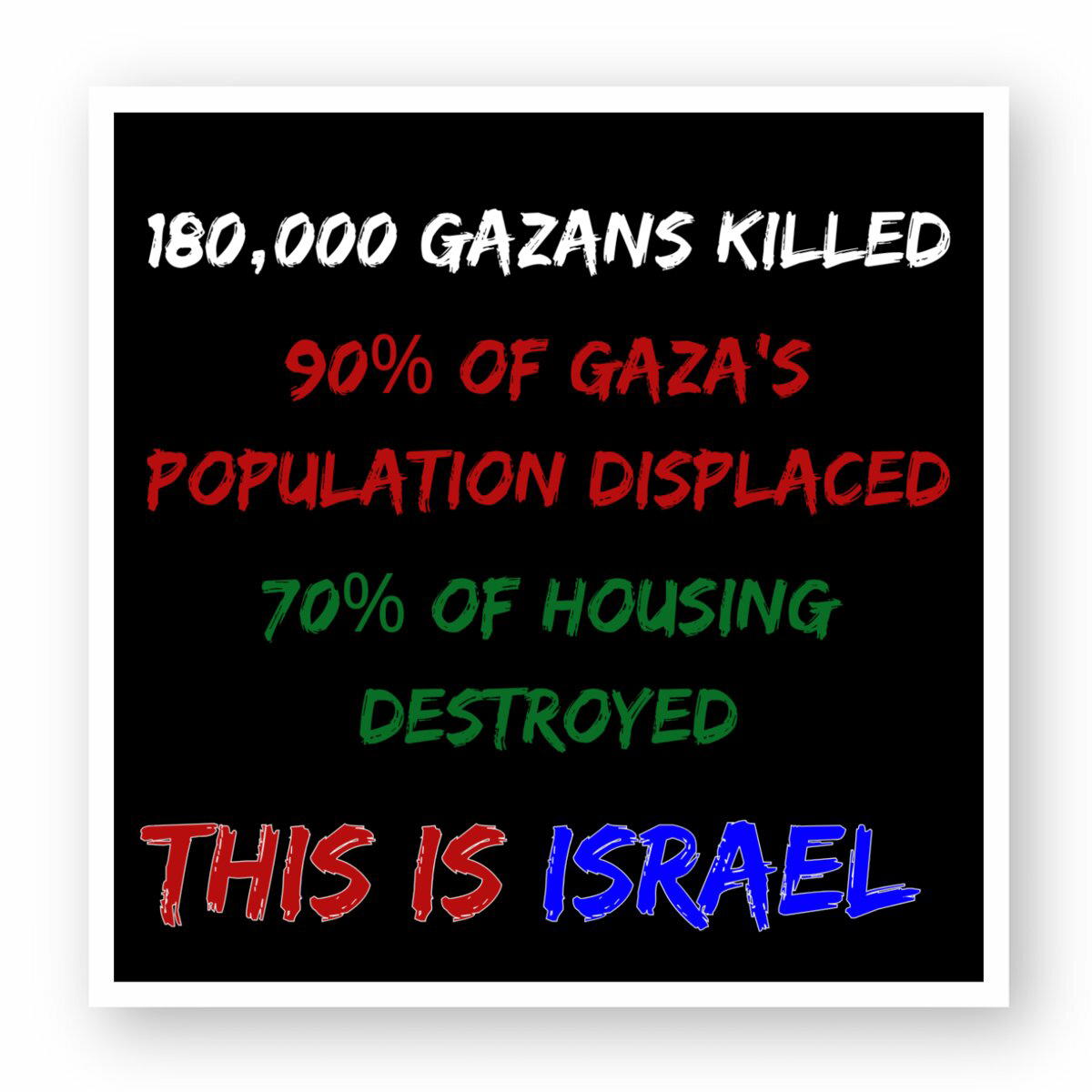 Image front this is Israel sticker