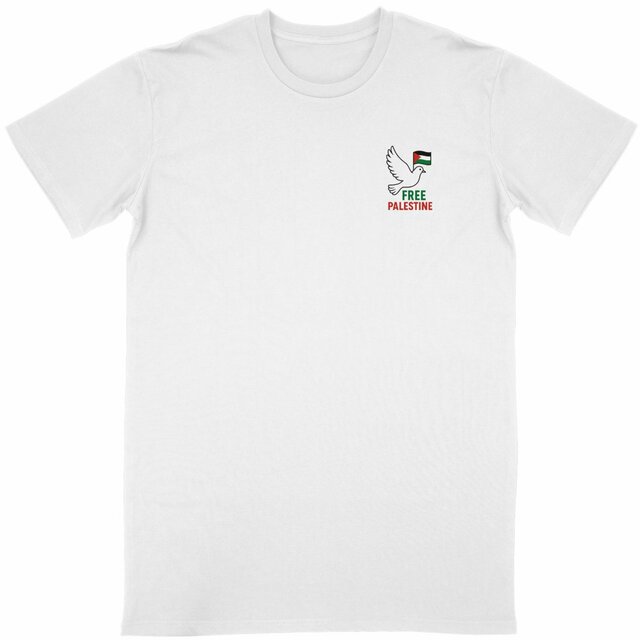 Image back Palestine freedom map shirt