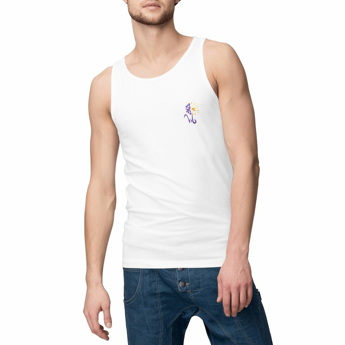 Image front Débardeur clair Homme - Vib Pochette