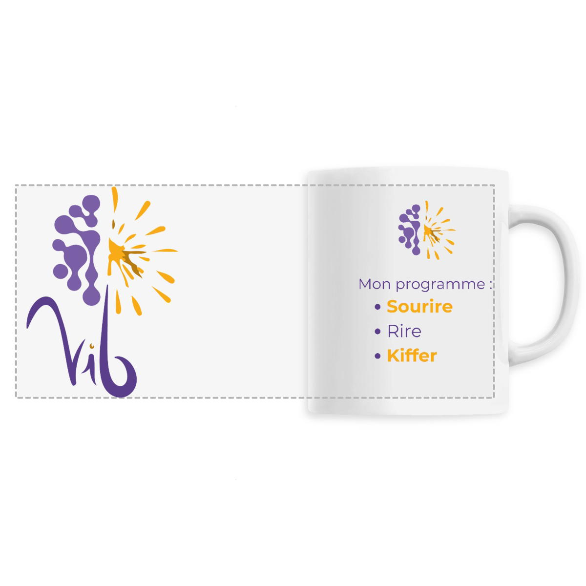 Image front Mug - Vib - Mon programme