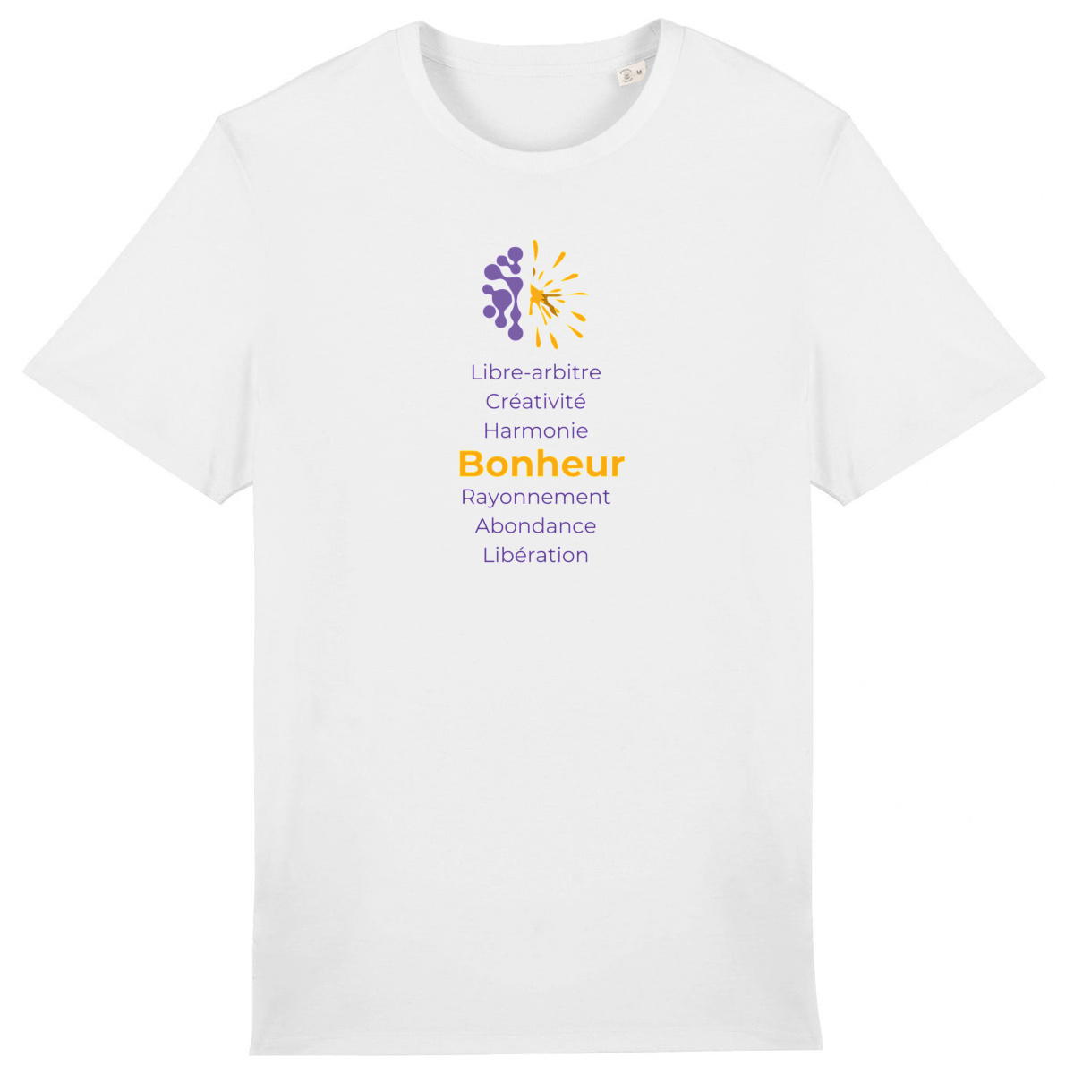 Image back T-shirt clair Unisexe - Vib - Bonheur & Cie