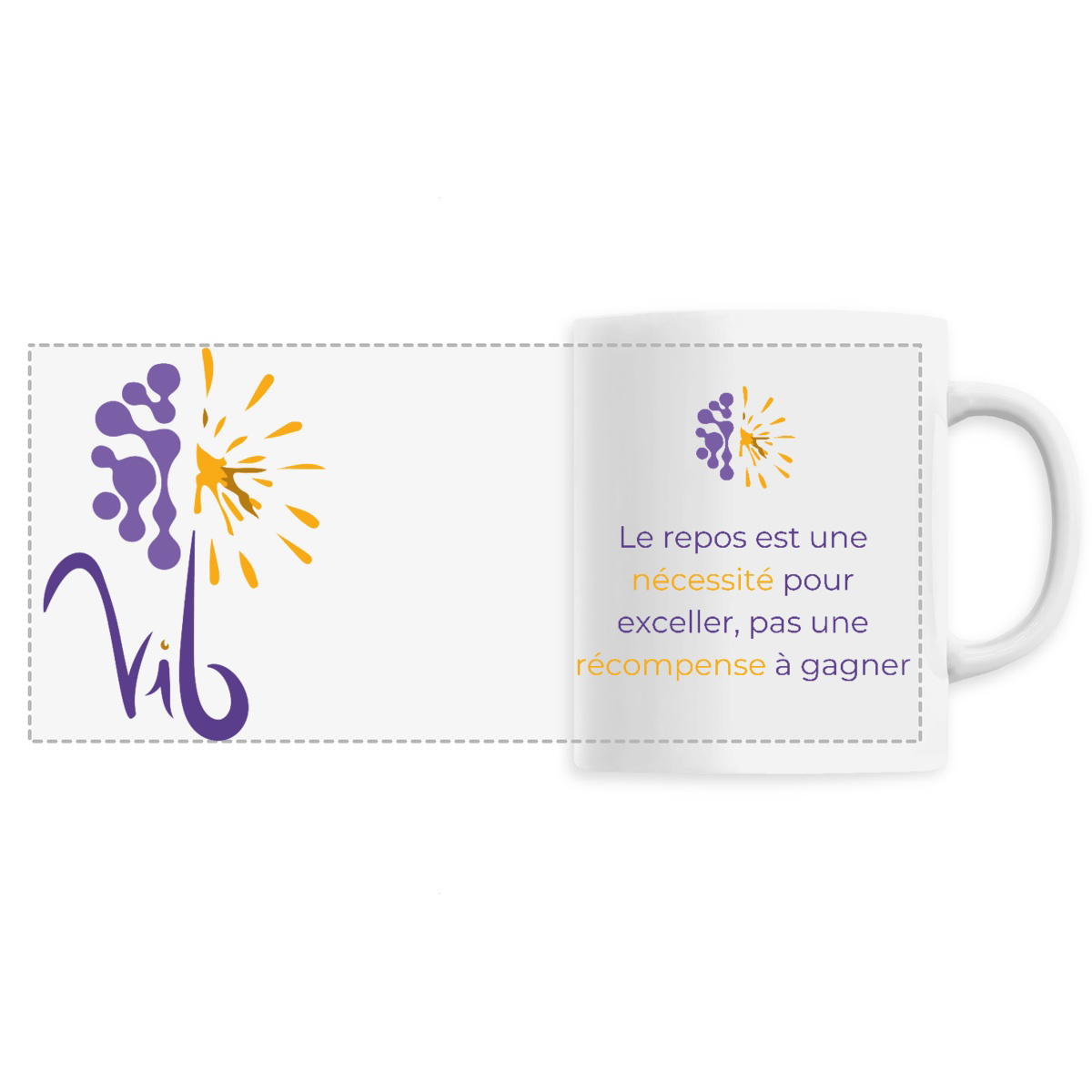 Image front Mug - Vib - Le repos est une nécessité