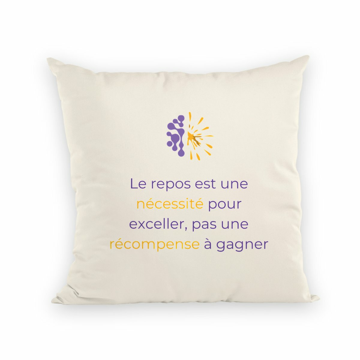 Image back Coussin - Vib - Le repos est 1 nécessité