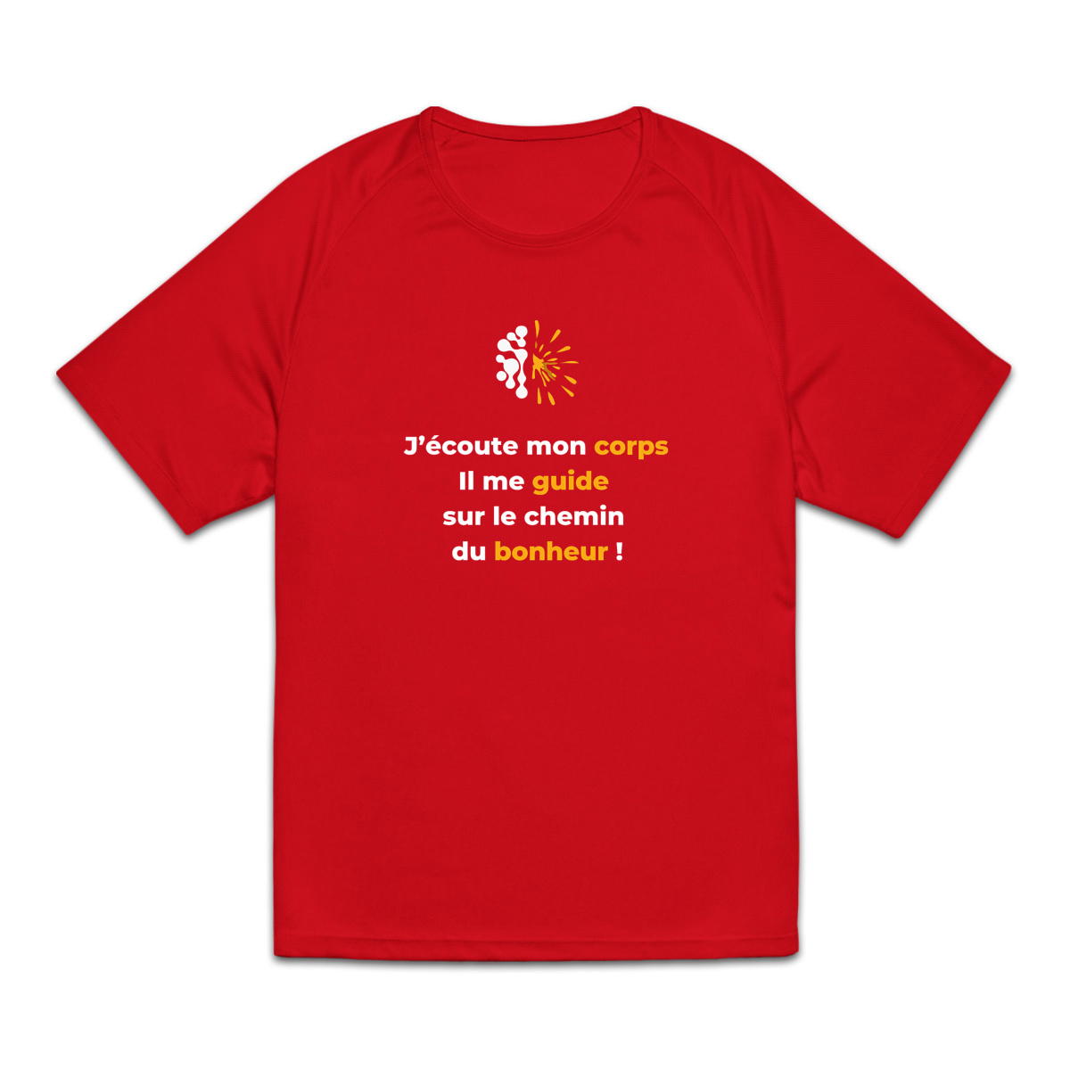 Image back T-shirt de sport sombre Homme - Vib - Mon Corps me Guide