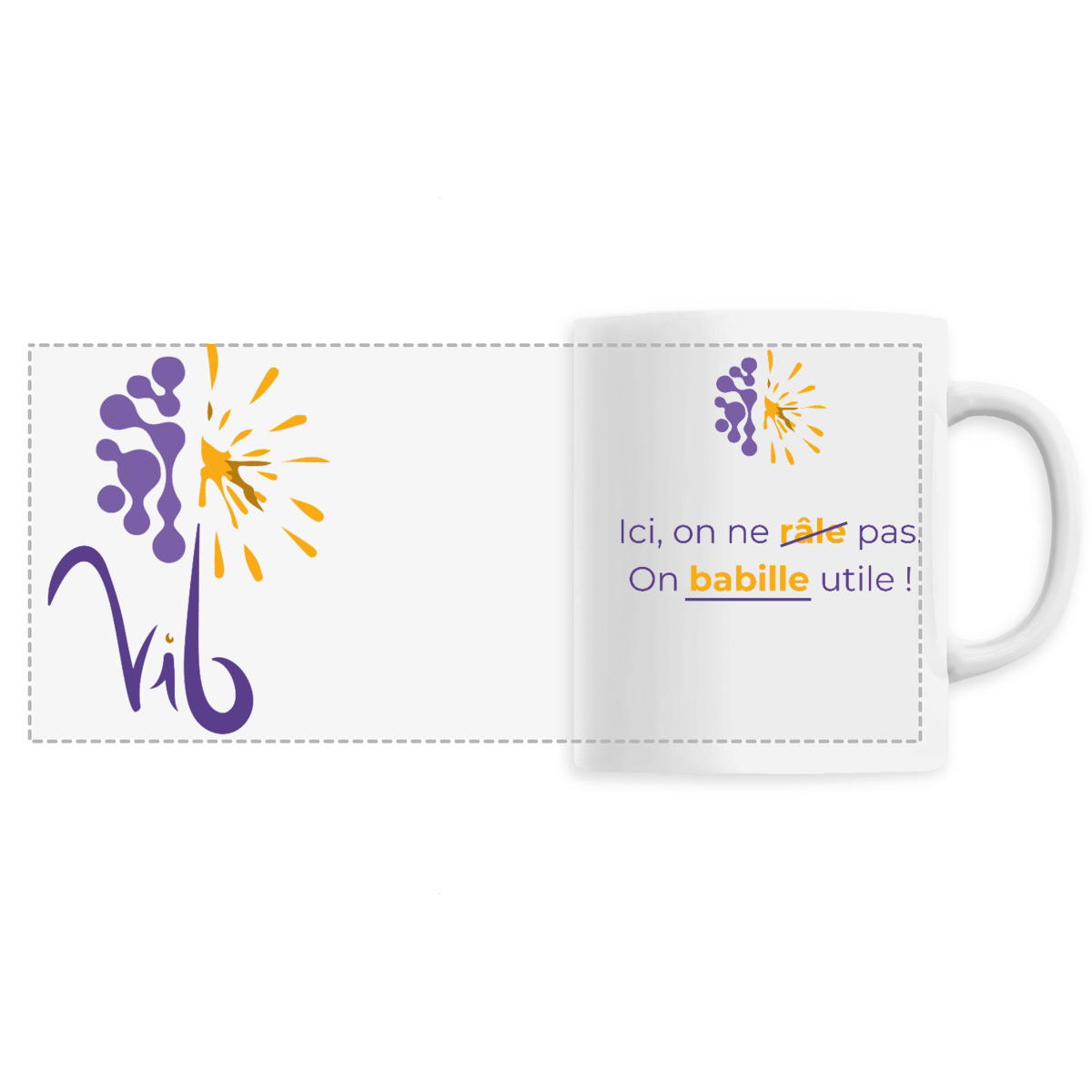 Image front Mug - Vib - Ici on ne râle pas